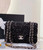 Chanel AS1116 Samll Flap sequin bag sparkling bingbing 20cm Black
