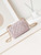 Chanel AS4385 Mini Flap Bag Pearly Lambskin Imitation Pearls & Gold-Tone Metal Pink