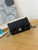 Chanel A01113 Flap Handbag Classic Bag Black Lambskin Gold With Ball