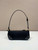 Prada 1BC201 Re-Edition 2002 small Re-nylon fabric shoulder bag Black