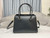 Dior M8675 Medium Boston bag Black box Calfskin
