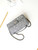 Chanel 24SS A01112 Flap Classic Handbag Large diamond inlaid Silver