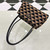 Prada 1BA368 From The Runway Small embroidered fabric Prada Symbole bag Black and Beige