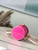 LV M24102 Louis Vuitton Astor Monogram Vernis Bag Neon Pink