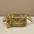 Prada 1BD329 Satin mini-bag with crystals Gold