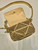 Prada 1BD329 Satin mini-bag with crystals Gold