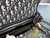 Dior M0565 Medium Lady D-Life Bag Oblique Jacquard Navy Blue