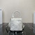 Prada 1BA373 Prada Panier shearling mini-bag White
