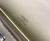 Hermes Mini Kelly Pouchette Swift Leather clutch bag Silver H230255