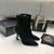 YSL Women's Boots Designer Saint Laurent High Shoes Y67232