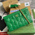 Gucci 702200 GG matelassé leather shoulder bag Bright green
