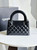 Chanel AS4416 Mini  Shopping Bag shiny aged Calfskin gold tone metal Black