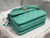 Chanel AS4654 Trendy CC Flap Bag With Top Handle Blue Lambskin Multicolor Logo