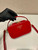 Prada 1BH206 Odette patent leather mini-bag Red