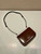 Prada 2VD061 Black Brushed Leather Mini-bag With Shoulder Strap Brown