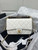 Chanel AS4151 Small Flap Bag With Top Handle Lambskin & Wenge Wood White