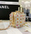 Chanel AS3769 MINI EVENING Bag Imitation Pearls gemstone White & Multicolor