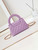 Chanel AS4416 Mini Shopping Bag shiny aged Calfskin gold tone metal Purple