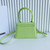 Jacquemus 222553 Lemon Green 'Le Chiquito Moyen' Bag