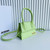 Jacquemus 222553 Lemon Green 'Le Chiquito Moyen' Bag