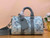 LV M22527 Louis Vuitton Keepall Bandoulière 25 Bag Crystal Blue