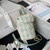 Chanel AS3973 Small Vanity Case Tweed Lambskin & Gold Metal Green & White