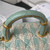 Chanel AS3973 Small Vanity Case Tweed Lambskin & Gold Metal Green & White