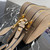 Prada 1BH082 Leather bag with shoulder strap Apricot Gold