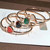 Chopard HAPPY HEARTS Barcelet 857482-5700 Rose Gold Red Stone