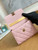Chanel AP2944 Clutch with Chain Lambskin Light Pink