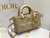 Dior S0910 Micro Lady D-joy Bag Sand Colored Cannage Lambskin