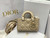 Dior S0910 Micro Lady D-joy Bag Sand Colored Cannage Lambskin