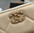 Chanel AP0945 CARD HOLDER Lambskin Beige