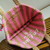 Prada 1BG392 Large Crochet tote bag Nature With Pink