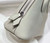 Hermes 316419 Bolide 1923 Mini Leather Bag pearl Gray H900967