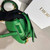 Dior S5685 Micro Saddle Bag With Strap Scarlet Green Goatskin