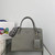 Prada 1BA155 Monochrome medium Saffiano bag Slate Gray