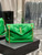YSL 577476 Saint Laurent Puffer Small In Nappa Leather Fruit green