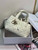 Dior M2822 Small Dior Toujours Bag White Macrocannage Calfskin