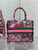 Dior M1265 Small Book Tote Toile de Jouy Sauvage Embroidery M9610