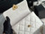 Chanel AS3986 Small Flap Bag Lambskin Plexi & Gold-Tone Metal White