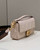 Fendi 8BR600 Baguette Medium Pink bag with FF embroidery