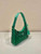 Prada 1NE515 Satin mini-bag with artificial crystals Jade green
