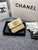 Chanel AP1064 CARD HOLDER Lambskin Beige