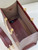 Fendi 8BH386 Sunshine Medium Wine Red leather shopper bag with contrasting threading 80015