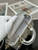Dior S0910 Micro Lady D-joy Bag Silver-Tone Satin with Gradient Bead Embroidery