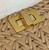 Fendi 8BN327 Peekaboo ISeeU Small Apricot interlace leather bag 80138M