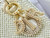 Dior M0505 Mini Dior Lady Bag White Embroidered white resin beads