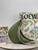 LOEWE A923PL9X07 Luna bag in satin calfskin and jacquard Green