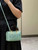 Fendi 8BS067 By The Way Mini Small Boston bag in mint green leather